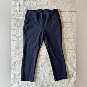 Chico's Navy Elastic Waistband Pants